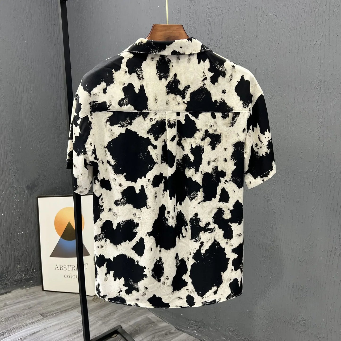 Cow Leather Ink Short Sleeve Polo