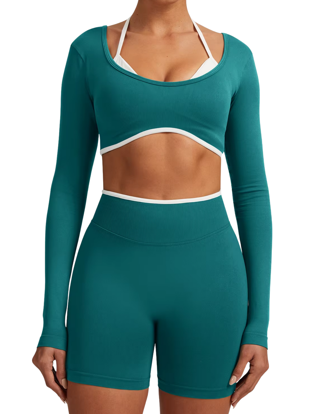 Mahina U-Shape Long-Sleeve Bra Top