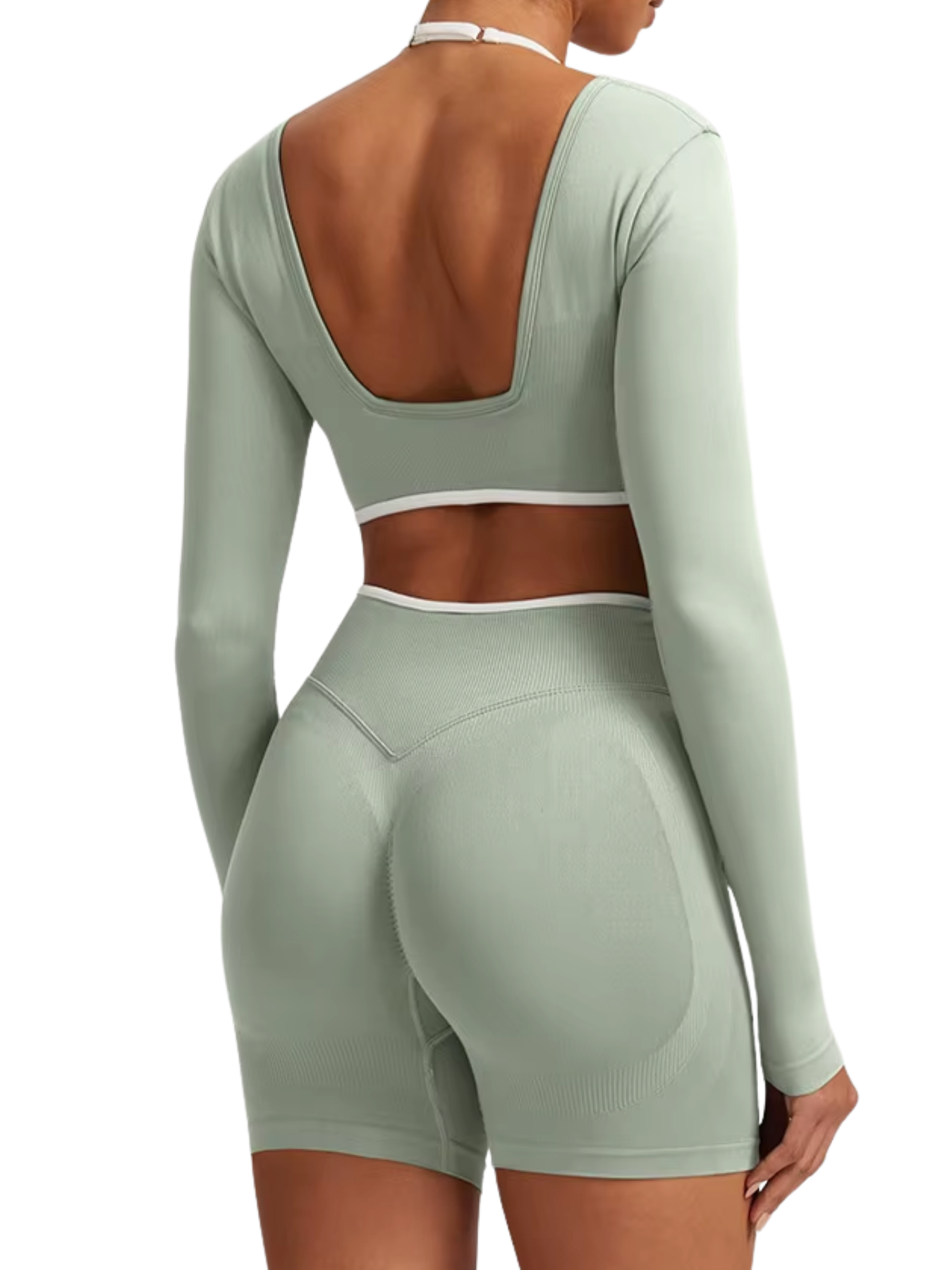 Mahina U-Shape Long-Sleeve Bra Top