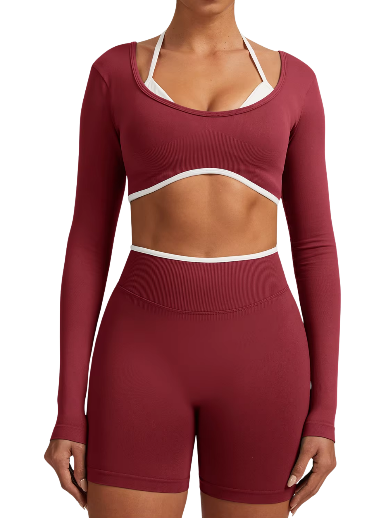 Mahina U-Shape Long-Sleeve Bra Top