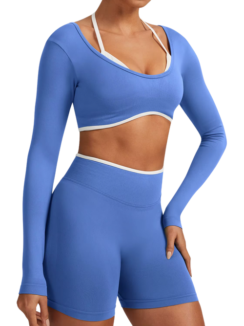 Mahina U-Shape Long-Sleeve Bra Top