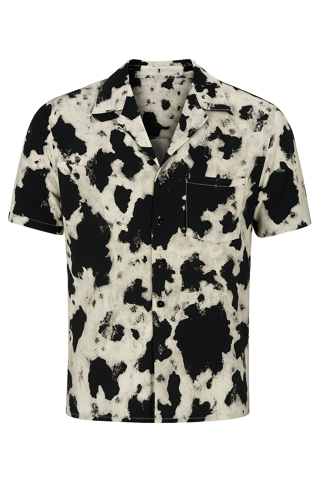 Cow Leather Ink Short Sleeve Polo