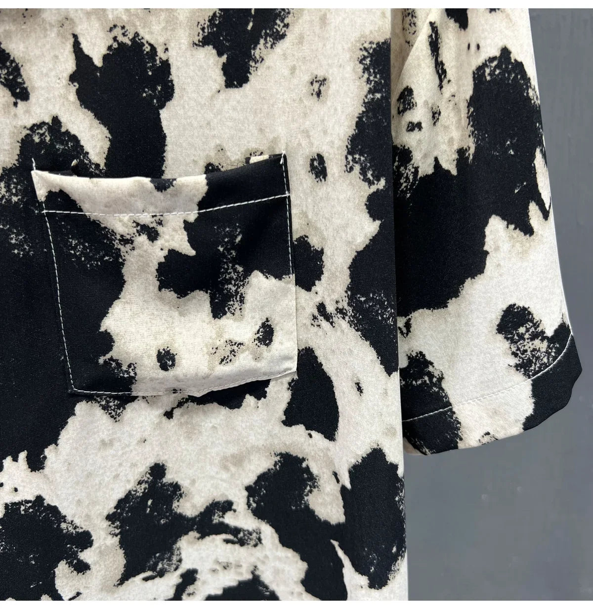 Cow Leather Ink Short Sleeve Polo