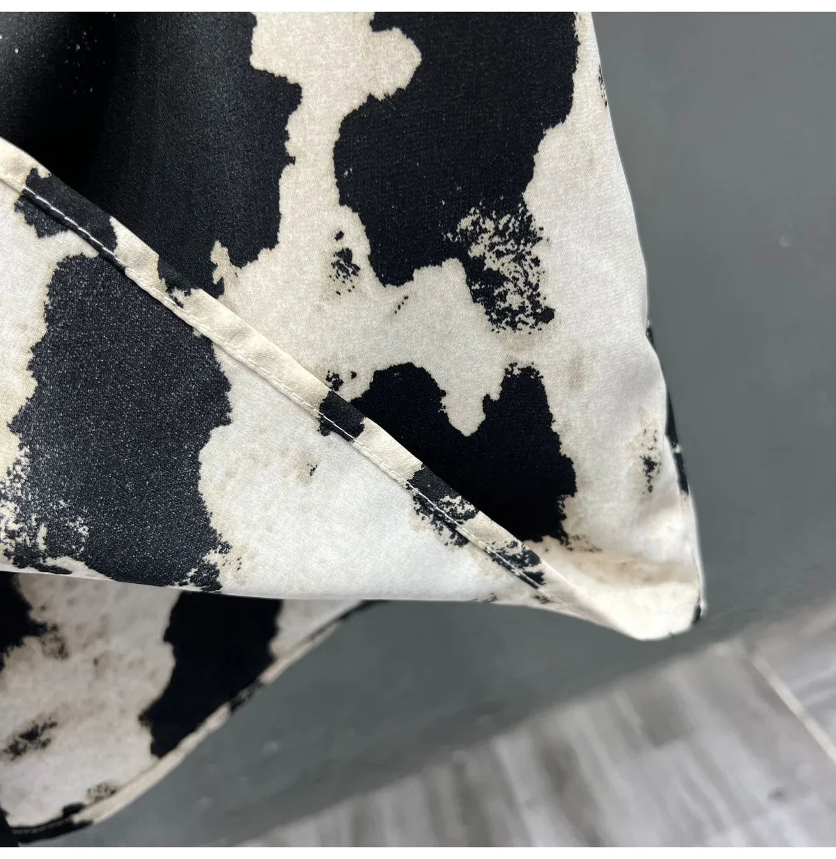 Cow Leather Ink Short Sleeve Polo